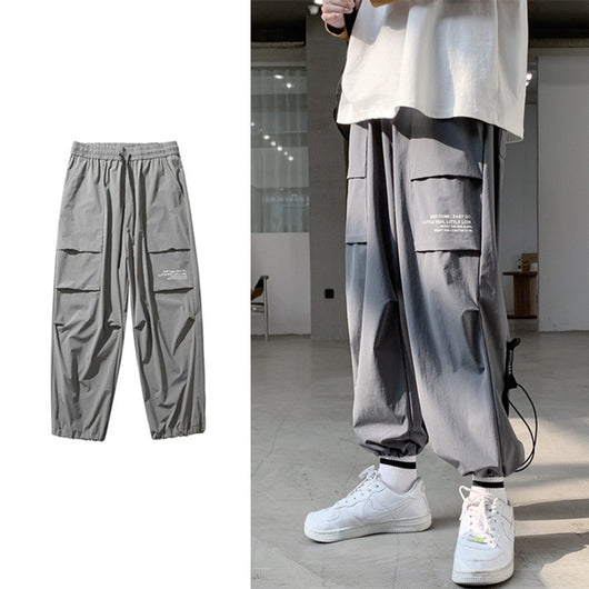 Pantalones con Cordón Funcionales para Hombre - Overol Casual Holgado - Image 3