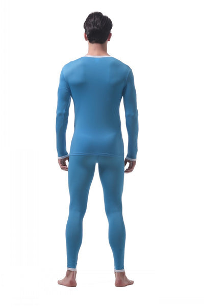 Conjunto de Ropa Térmica de Seda Helada para Hombre - Image 21
