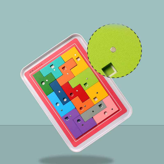 Bloques Magnéticos de Madera para Construcción Infantil - Image 4