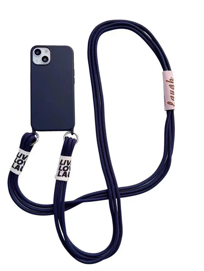 Funda de Silicona Líquida con Correa Diagonal para Celular - Image 20