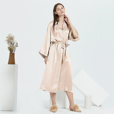 Conjunto de Camisón de Seda para Mujer - Diseño Minimalista - Image 5