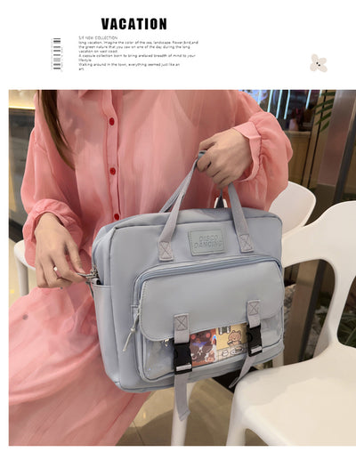 Mochila Tote Ligera Estilo Cute para Adolescentes y Estudiantes Universitarios - Image 31