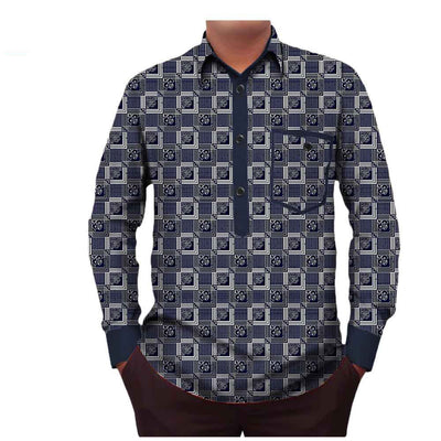 Playera de Algodón con Estampado Batik para Hombre - Image 4