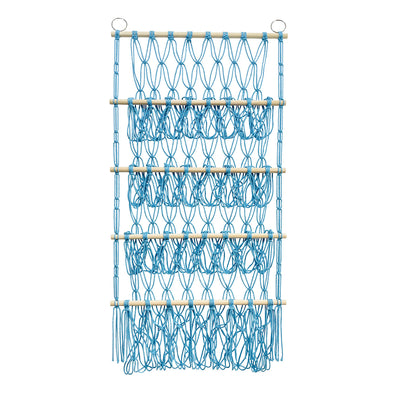 Organizador de Almacenamiento Tejido de 4 Niveles con Red de Bolsillo - Image 16