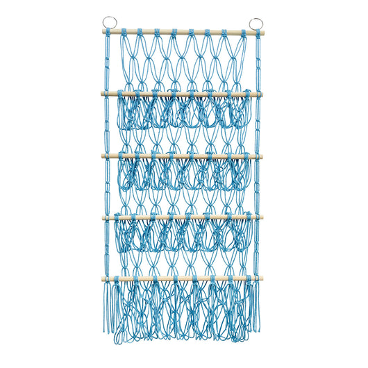Organizador de Almacenamiento Tejido de 4 Niveles con Red de Bolsillo - Image 16
