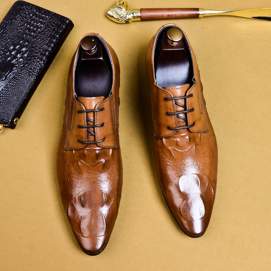Zapatos de Cuero Punta Fina para Traje de Negocio - Image 15
