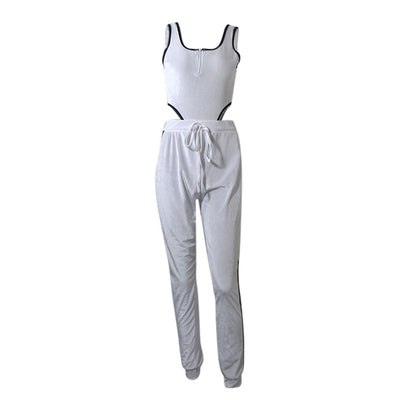 Jumpsuit sin mangas con cutouts y cierre frontal - Image 63