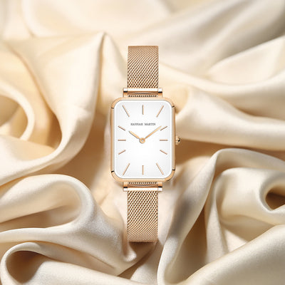 Reloj Empresarial Retro de Lujo Ligero Resistente al Agua para Mujer - Image 9
