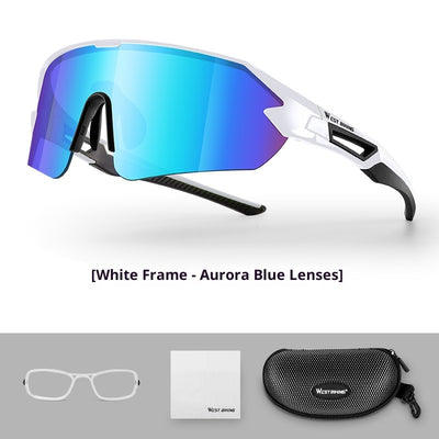 Gafas de Ciclismo Marco Grande Lentes de Color Protección Contra el Viento - Image 5