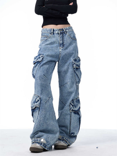 Pantalones de Trabajo Mujer Talle Ancho con Bolsillos Múltiples - Image 4