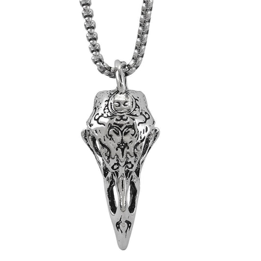 Collar Vintage Calavera de Cuervo para Hombre - Diseño Versátil - Image 2