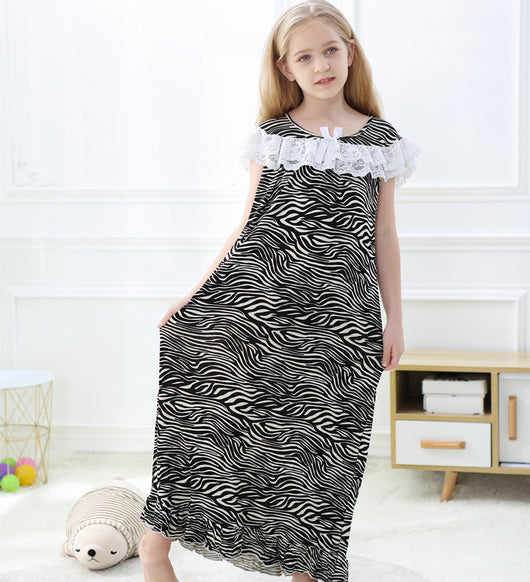 Vestido Blanco de Algodón para Niña con Bordado Computarizado - Image 17