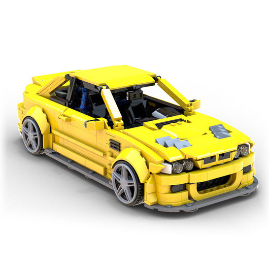 Set de Bloques de Construcción BMW E46 M3 GTR - Réplica de Auto de Carreras - Image 7