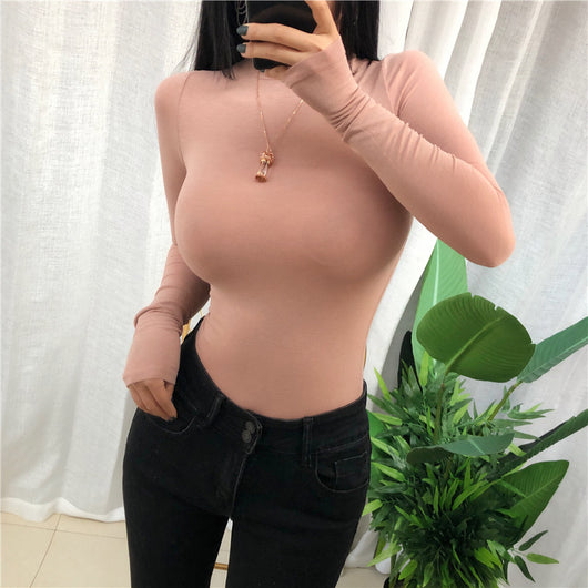 Blusa Ajustada Semitransparente Cuello Redondo para Mujer - Image 6