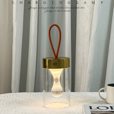 Lámpara Camping Recargable con Diseño Gota de Agua - Luz Nocturna Portátil - Image 2