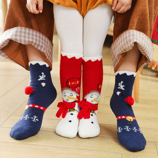 Calcetines Cálidos para Bebé y Papá sin Talón - Image 6