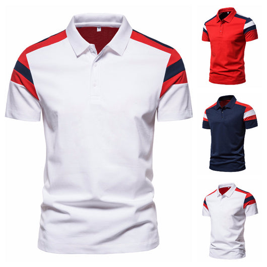 Polo Hombre con Rayas de Contraste y Costuras Decorativas - Image 8
