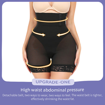 Pantalones de Compresión Abdominal con Cierre de Hebilla para Talla Grande - Image 2