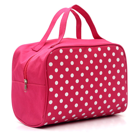 Bolsa de Cosméticos Impermeable con Diseño de Puntos - Image 7