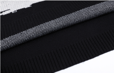 Suéter Pullover Oversized de Jacquard Grueso para Hombre - Image 11