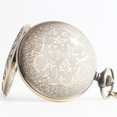 Reloj de Bolsillo Edición Limitada Conmemorativa con Tapa Abatible y Movimiento Cuarzo - Image 9