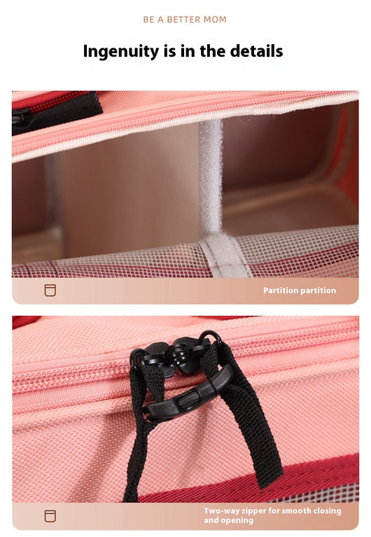 Carrito Transportín para Mascotas Plegable - Capacidad para Dos Gatos - Image 15