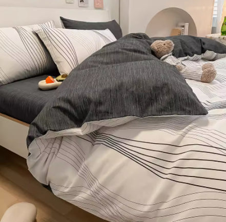 Juego de Cama Completo Degradado de Algodón 100% Puro - Image 4