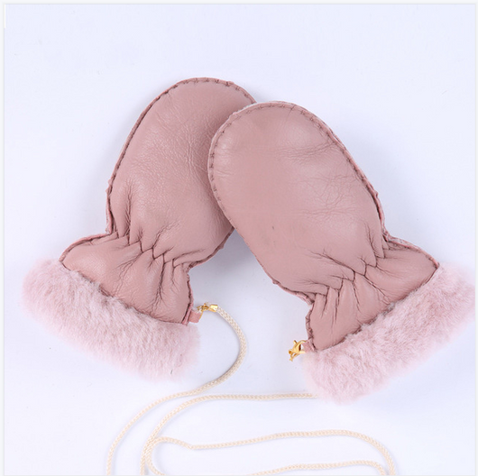Guantes de Lana de Oveja para Niños - Calidez y Grosor Premium