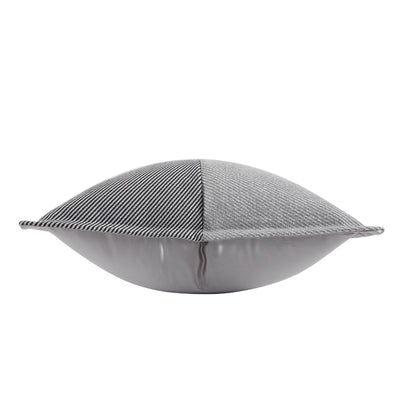 Sofá Cuadrado de Lujo Minimalista con Cojín Plateado - Image 6