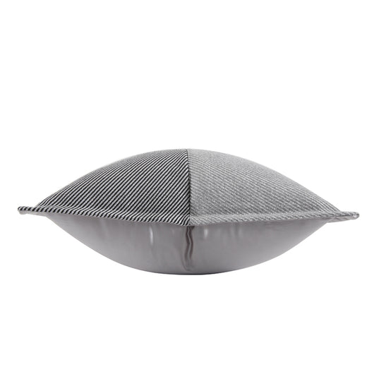 Sofá Cuadrado de Lujo Minimalista con Cojín Plateado - Image 6