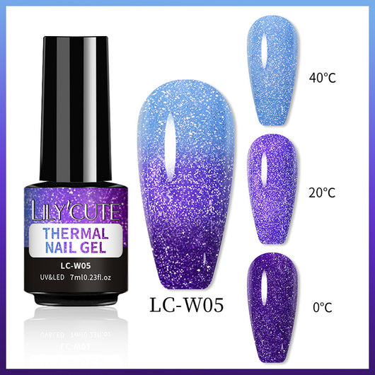 Esmalte de Uñas con Brillo Termocromático - Cambio de Color UV - Image 9