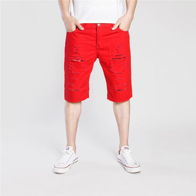 Pantalones Vaqueros Rotos Desgastados para Hombre - Image 4