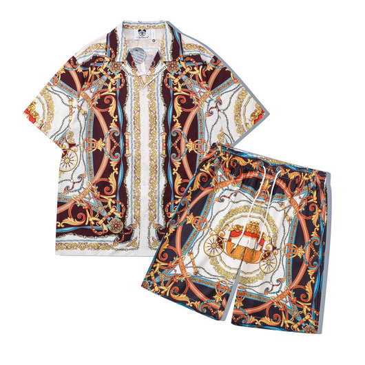 Conjunto Playero Estampado Floral - Camisa Casual Playa - Image 9