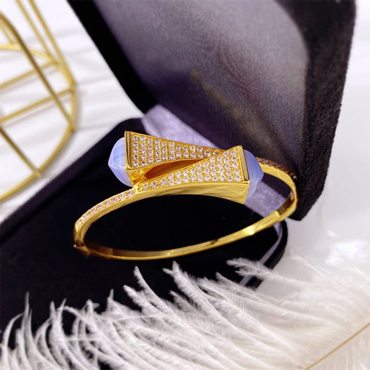 Pulsera Doble Pagoda con Diamantes para Mujer - Image 18