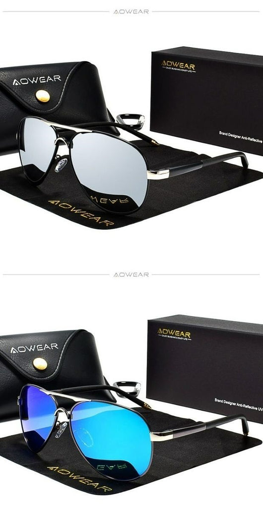 Gafas de Sol Piloto para Hombre - Marco Grande Viaje - Image 11