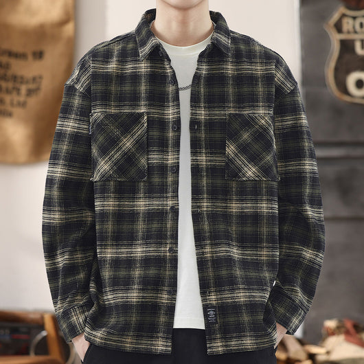 Camisa Suéter Holgada de Manga Larga para Otoño e Invierno - Resistente a Manchas - Image 9