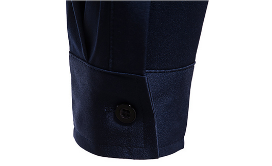 Camisa de Cuello Mao con Alas Bordadas para Hombre - Estilo Moderno - Image 11