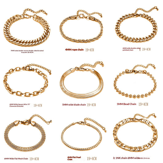 Pulsera de Acero Titanio Minimalista para Hombre - Diseño Retro Artístico - Image 7