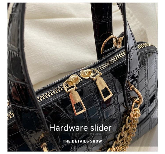 Bolso de Hombro con Patrón de Piedra y Cadena Personalizada - Image 17