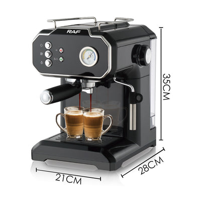 Cafetera Espresso Semiautomática con Vaporizador de Leche de Alta Presión - Image 13