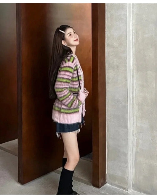 Cardigan de Lana Haima Premium - Suéter Tejido de Lujo - Image 14