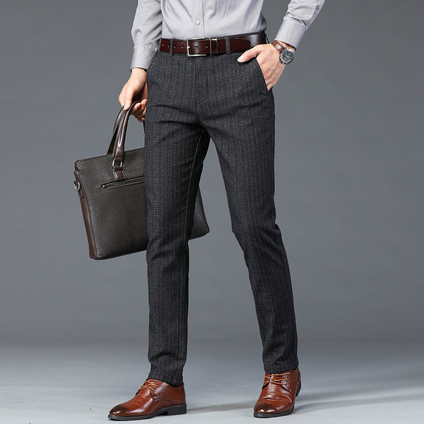 Pantalones Rectos Ejecutivos con Stretch - Comodidad Profesional