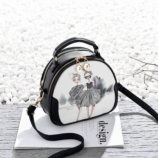 Bolso Bandolera Preppy de Cuero Suave - Estilo Trendy - Image 3