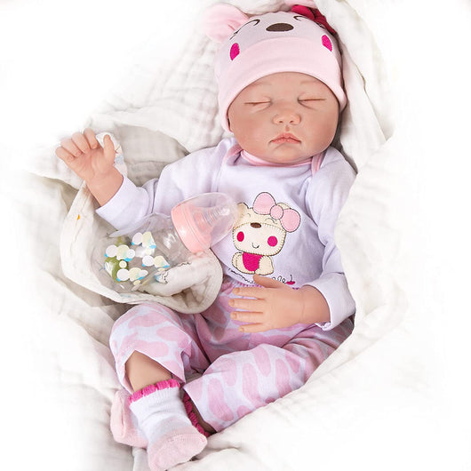 Muñeca Reborn de Plástico Suave con Diseño Cartoon Creativo - Image 12