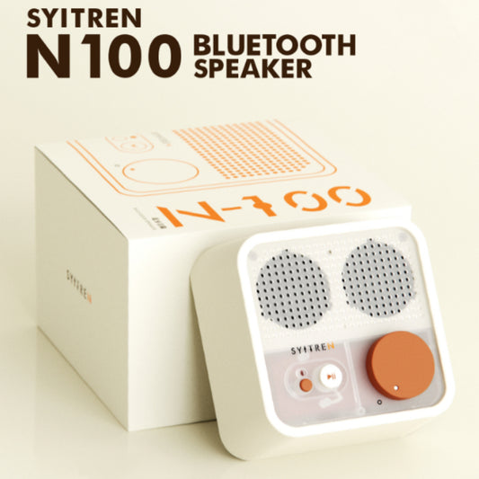 Parlante Bluetooth Retro Mini con Sonido Potente y Bajos Profundos