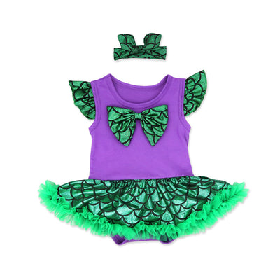 Vestido Dos Piezas Minnie Rojo con Lunares para Niñas - Image 3