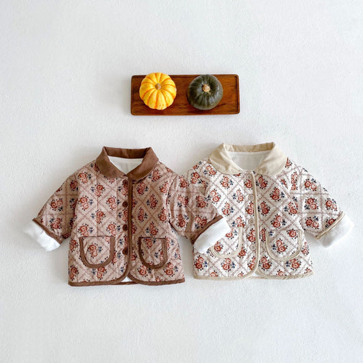 Chaqueta Larga Estampado Floral Manga Larga - Image 4