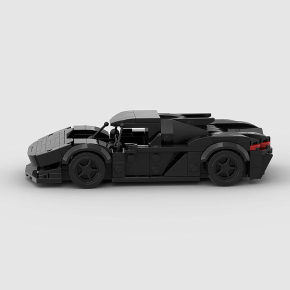 Auto de Carreras Compatible con Lego - Juego de Construcción Modular para Niños