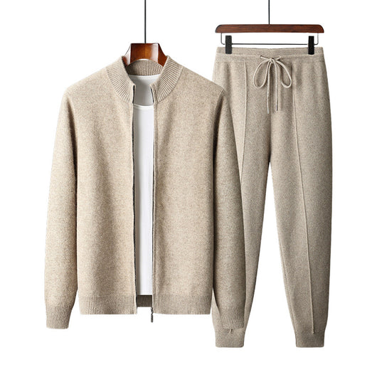 Cardigan de Lana para Hombre con Cuello Alto y Cierre de Cremallera - Image 5
