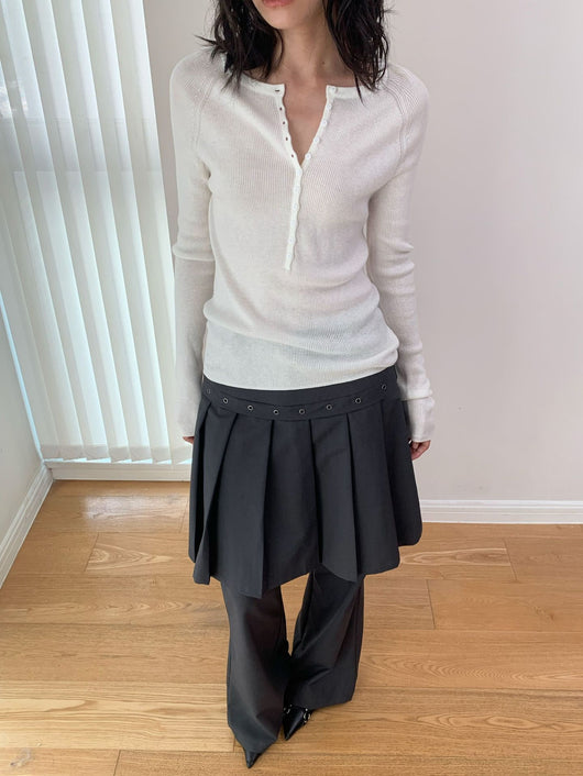 Pantalón Casual Coreano Falsa Dos Piezas con Diseño de Peto - Image 19